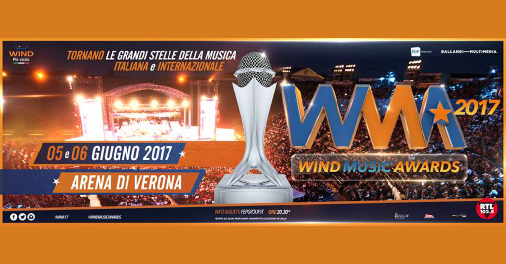 Tornano i Wind Music Awards lista degli artisti e date Tariffando