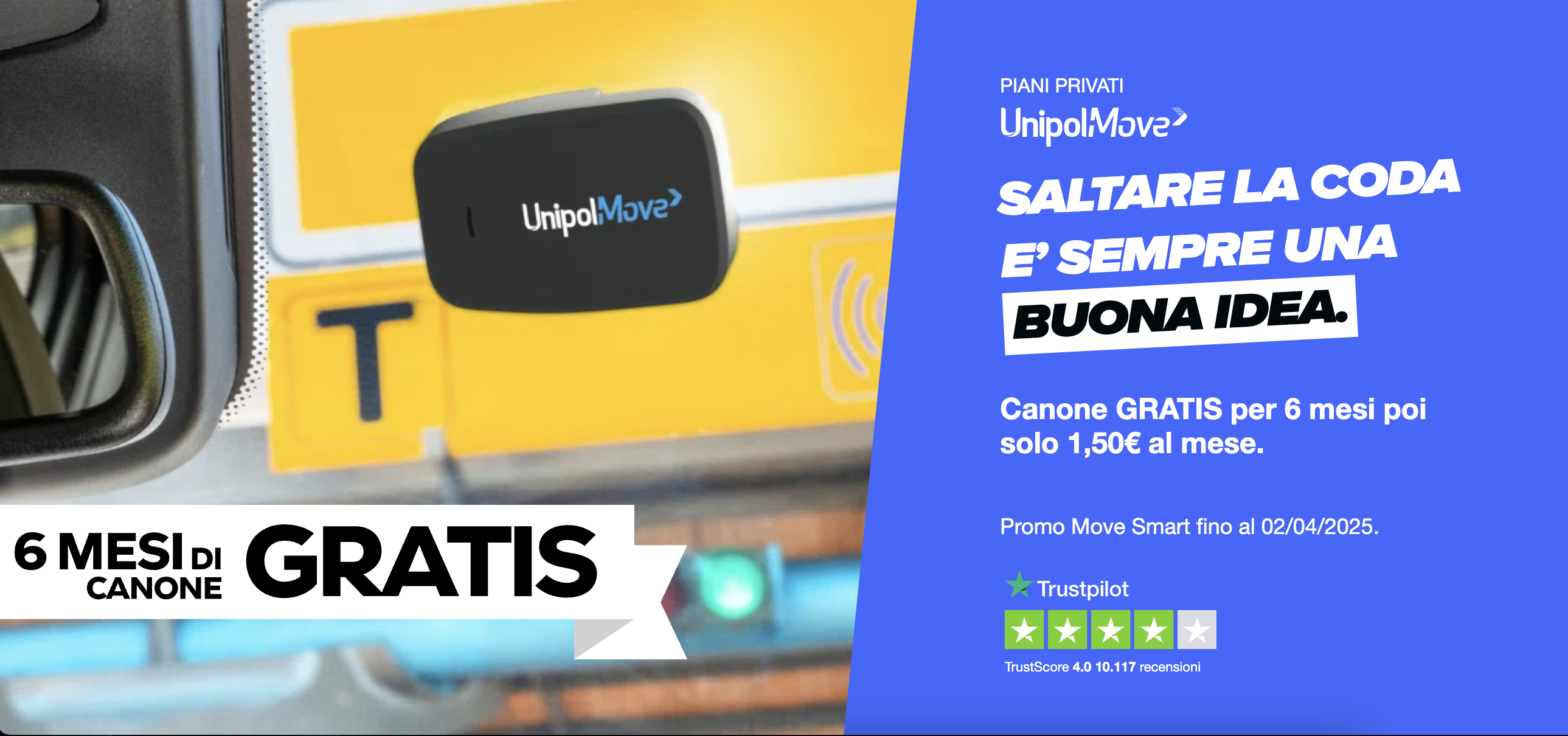 UnipolMove, 6 mesi GRATIS, secondo dispositivo: l’alternativa a Telepass